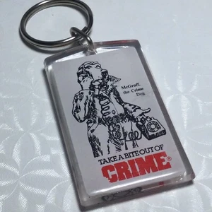 McGruff The Crime Dog, NY Telefon & NY Polizei Schlüsselanhänger NY Werbung Trifecta - Bild 1 von 9