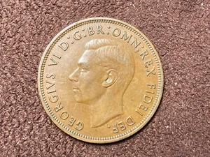 BEAUTIFUL GREAT BRITAIN 1950 PENNY NICE COLOR - Picture 1 of 4