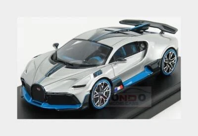 1:43 Looksmart Bugatti Divo 2018 Argent Glossy Silver Carbon LS497F Model - Image 1 of 2