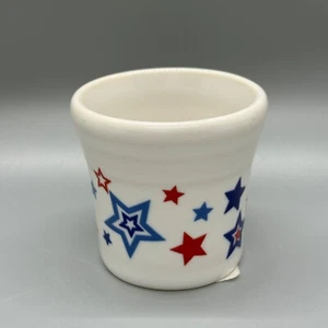 Fiesta Americana Stars Shot Glass in White | Fiestaware 2oz Mini Cup Tumbler NWT - Picture 1 of 5