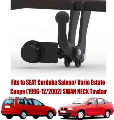 Barra de remolque para SEAT Córdoba Vario berlina/estado/cupé 1996-2002 y sin electricidad S112 Foto 1 de 4