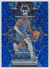 2022/23 PANINI MOSAIC SHAI GILGEOUS ALEXANDER /85 BLUE FAST BREAK #4 THUNDER