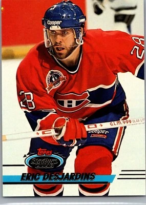 1993-94 Topps Stadium Club Hockey - #170 Eric Desjardins - Image 1 of 2