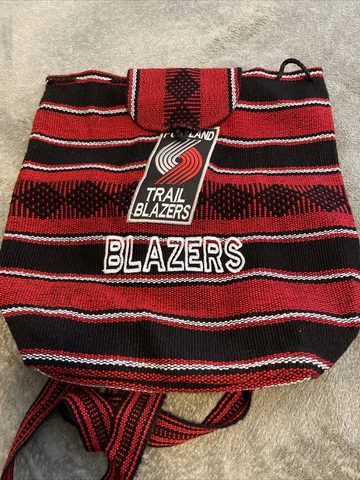 PORTLAND Trail Blazers Knitted Drawstring Backpack Bag NBA Basketball New Cover