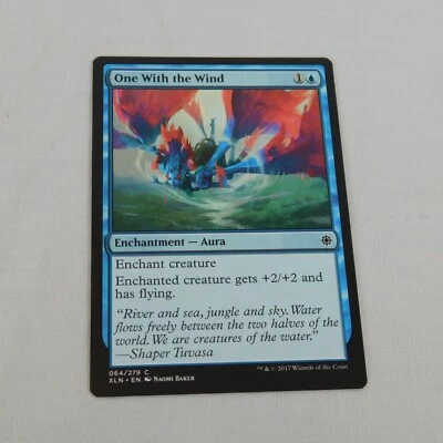 One With the Wind MTG 2017 Blue Enchantment Aura Conspiracy: Take the Crown  - Image 1 of 2