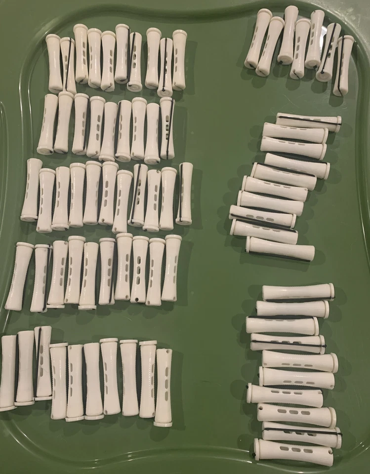 Lote de 77 piezas varillas permanentes para cabello natural varilla corta onda fría con tapa Foto 1 de 1