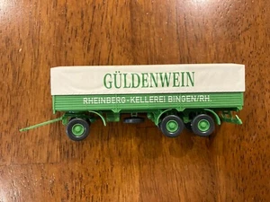 HO Scale Wiking 3-Axle Covered Truck Trailer - Guldenwein - Picture 1 of 4
