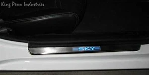 Sky Solstice illuminated door sills kick plate panel Stainless Steel NEW - Picture 1 of 5