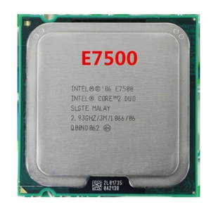 Procesador CPU Intel Core 2 Duo E7500 E8300 E8400 E8500 E8600 Socket LGA 775 PC - Imagen 1 de 12