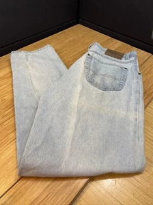 Vintage Structure Light Wash Denim Jeans Men's Size 36X32 KG JD - Picture 1 of 16