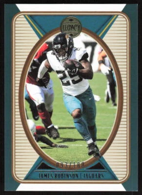 2022 Panini Legacy Green #43 James Robinson /100 Jacksonville Jaguars - Image 1 of 2