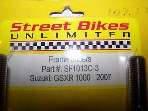 street bikes unlimited sf1013c-3 SUZUKI GSXR1000 FRAME SLIDER - Picture 1 of 3