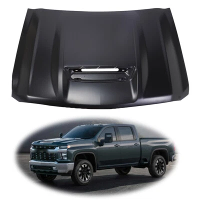 Hood Panel Direct Replacement For 2017-2019 Chevrolet Silverado 2500 HD - Image 1 of 4