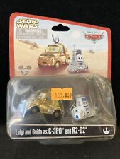 Disney Pixar Cars Luigi and Guido C3po and R2d2 Star Wars 2013 Never Opened