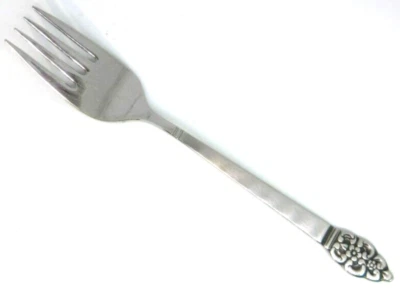 Oneidacraft Deluxe NORDIC CROWN *1 tenedor(s) para ensalada* cubiertos de acero inoxidable de 6 1/4" Foto 1 de 4