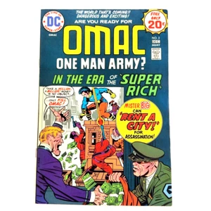 Omac #2 VF DC Comics 1974 Jack Kirby -Buy 5 Get 1 Free + Combined Shipping - Picture 1 of 4