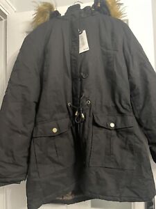 Size XL Ladies Parker Coat New With Tags 