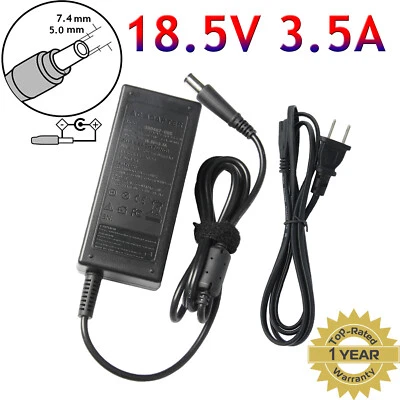 PARA HP PAVILION DV4 DV5 DV7 ADAPTADOR DE AC CARGADOR PORTÁTIL batería Cable de alimentación Foto 1 de 4