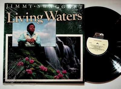 Jimmy Swaggart Living Waters LP 1984 Jim Records Gospel Piano Album LP-143 - Imagem 1 de 4
