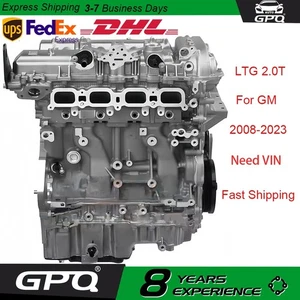 Long Block Engine Assembly For 08-23 Buick GL8 Regal Cadillac ATS CT5 CT6 2.0T - Picture 1 of 11