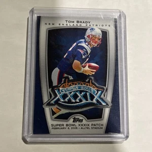 2010 Topps TOM BRADY Super Bowl XXXIX Patch (from 2005) Memorabilia - Picture 1 of 2