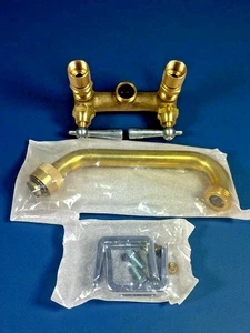 Heavy Solid Brass IPS Connection Laundry Tray Deck Mount Faucet - Picture 1 of 7