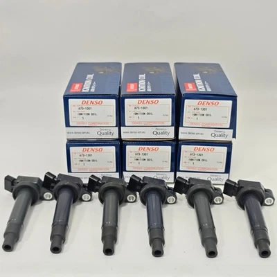 Bobinas de encendido Denso 6 piezas 673-1301 para Toyota Lexus 90919-02234 1999-2010 Foto 1 de 4