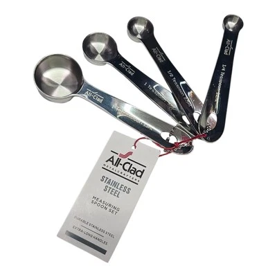 All-Clad Metal Crafters Stainless Steel 4 Piece Measuring Spoon Set - NEW - Image 1 of 4