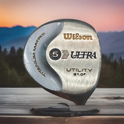 Wilson Ultra титановая матрица 21° 5 универсальная деревянная графитовая женская гибкая 41,5 дюйма для правосторонней стойки - Изображение 1 из 4