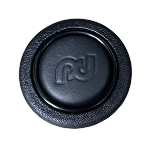 MOMO Round Lip Horn Button With Porsche PD Embossed Leather for steering wheel - Picture 1 of 2