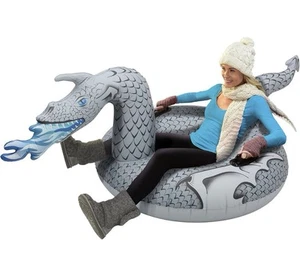 Winter Snow Tube - Inflatable Sled for Kids and Adults  - Picture 1 of 7