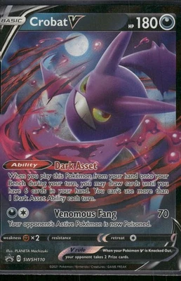 #SWSH110 Crobat V SWSH: Sword & Shield Promo Cards - Image 1 of 2