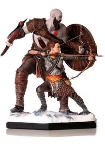 God of War Kratos & Atreus Set Figure PVC Gioco Personaggio 7,9" - SCATOLA APERTA - Foto 1 di 12