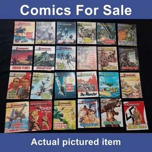 Commando comics bundle job lot x 24 - Between #1474 and #1761 (LOT#13980) - Imagen 1 de 14