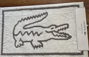 "Alfombra de baño Lacoste Legend diseño de logotipo de cocodrilo 20"" x 32""" - Imagen 1 de 4