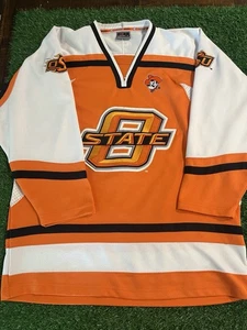 Vintage Oklahoma State Cowboys Hockey Jersey Men’s XL Colosseum - Picture 1 of 10