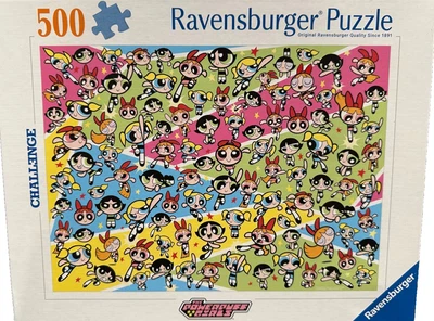 Ravensburger 500 pc Powerpuff Girls Challenge 2024 puzzle NIB  HTF - Image 1 of 2