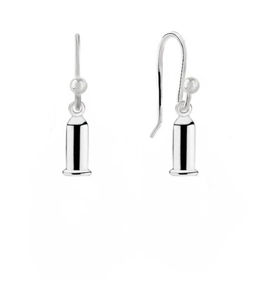 Pandora Sterling Silver Barrel Earring Charms - 291002 - Image 1 of 4