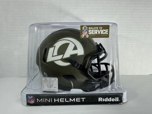 Los Angeles Rams Mini Helm NFL Salute To Service 2022 Football Riddell 8057796 - Bild 1 von 5
