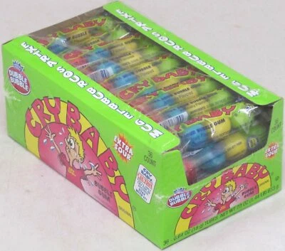Caja de 36 tubos de goma Cry Baby Bubble Cry bebés a granel 1,44 libras Foto 1 de 4