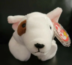 TY ORIGINAL BEANIE BABIES BUTCH THE TERRIER DOG ERRORS RETIRED NWT FREE SHIPPING - Picture 1 of 11