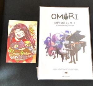 Omori 3rd Anniversary Concert Pamphlet Post Card Set Limited Rare OMORI - Imagen 1 de 10