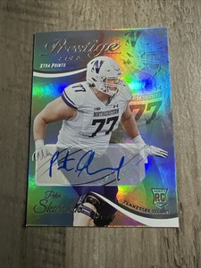 Peter Skoronski Prestige Autograph Card