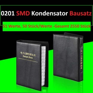 0201 SMD Kondensatoren Sortiment Bausatz SMT Kondensator Musterbuch, 51 Werte - Bild 1 von 8