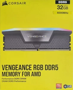 Arbeitsspeicher CORSAIR VENGEANCE RGB DDR5 6000MHz AMD EXPO - Bild 1 von 1