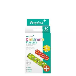 New 60 Pack CHILDREN PLASTERS Kids Durable Breathable Fun Design Assorted Size ✔ - Picture 1 of 5