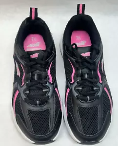 EUC ladies Avia5000 Odor Control black/pink accent, 7.5 athletic shoes/ sneakers - Picture 1 of 13