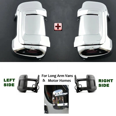 Fits Fiat Ducato 2006-2024 Wing Mirror Cover Protector L & R Side (Long Arm Van) - Image 1 of 4