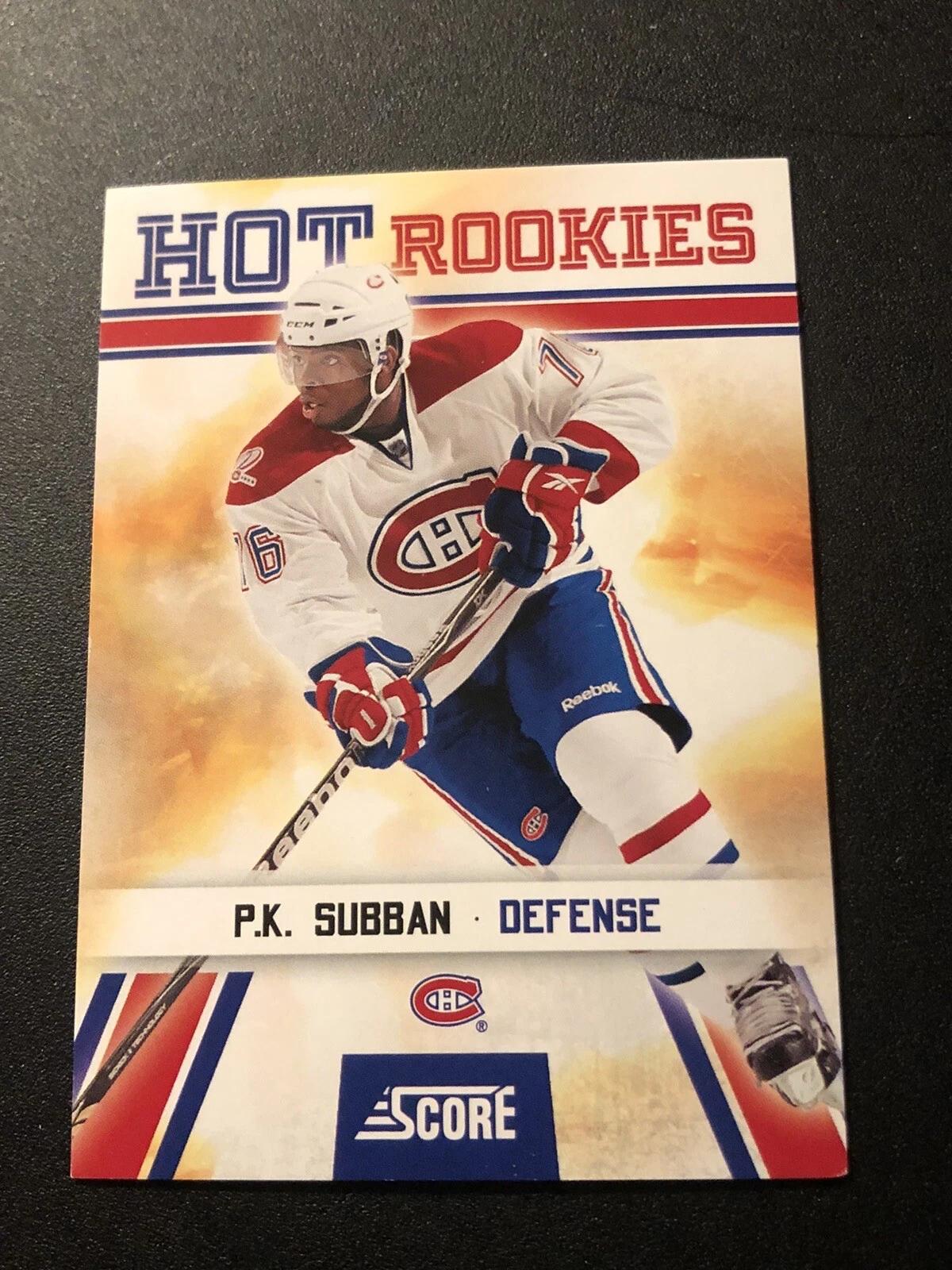 2010-11 Score Hot Rookies P.K. Subban #519 Rookie RC