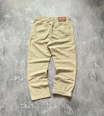 Diesel Industry Division 34 Casual Pana Terciopelo Pantalón Chino Pantalón Dinero Antiguo Foto 1 de 4